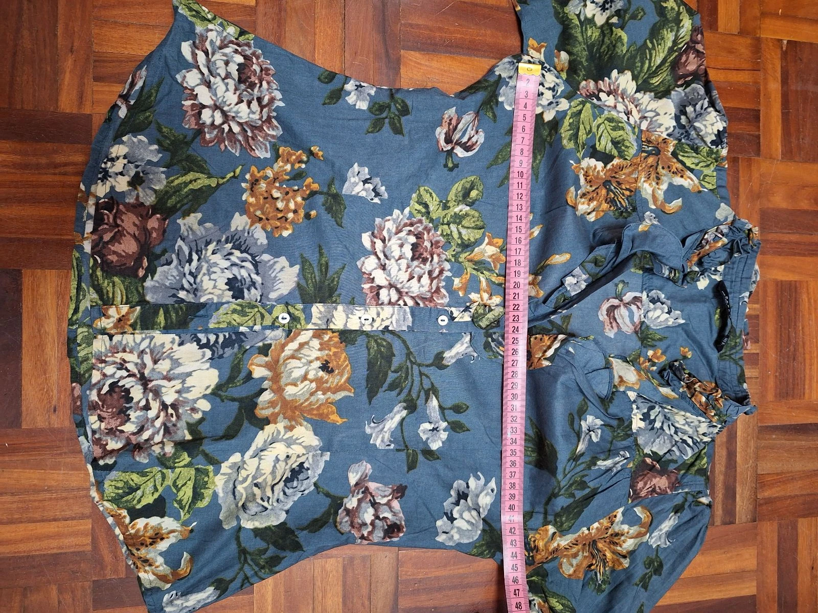 Chemise en coton Zara T.S imprimé floral – photo 6